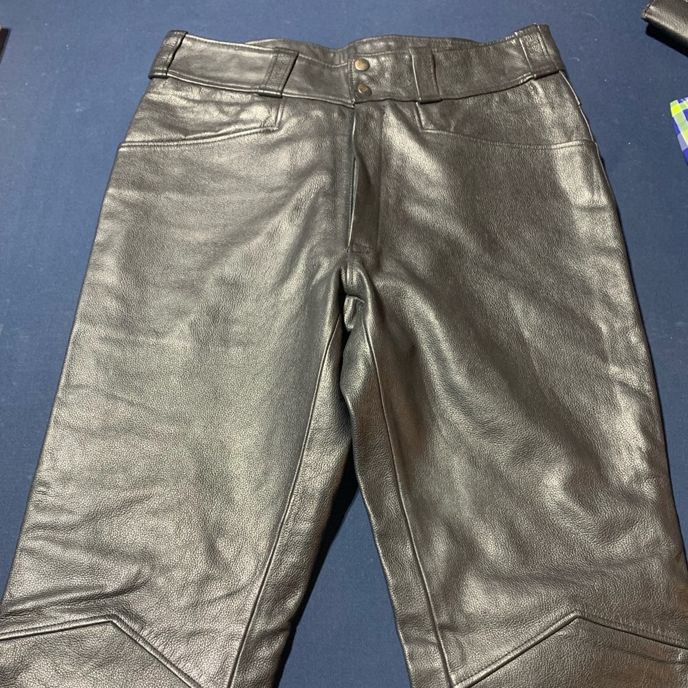 Genuine Leather Men’s Motorcycle Pants